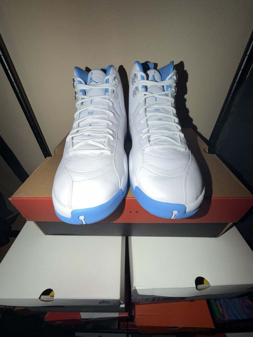 Air Jordan 12 Retro “White University Blue Melo” – Men’s